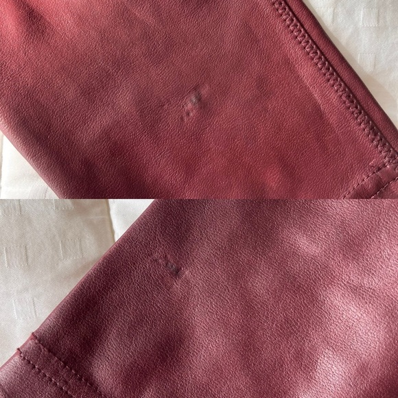 Wilfred Rebelle Vegan Leggings XS Burgundy - Picture 15 of 16